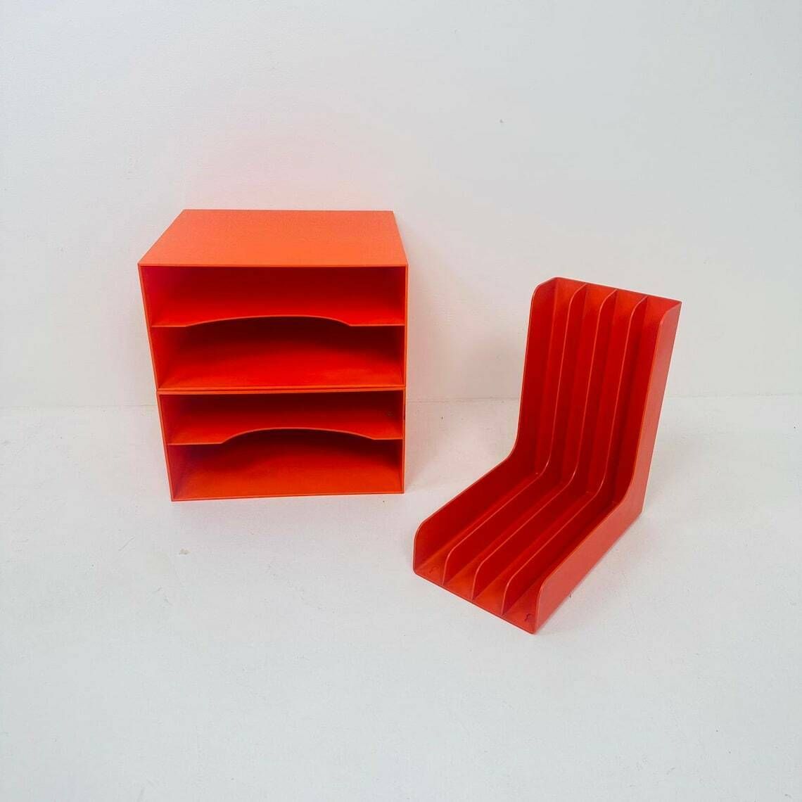 3 Set Of Vintage Lp Rack By Gustavsberg Sweden / Sven Eric Juhlin 1970s photo vintage