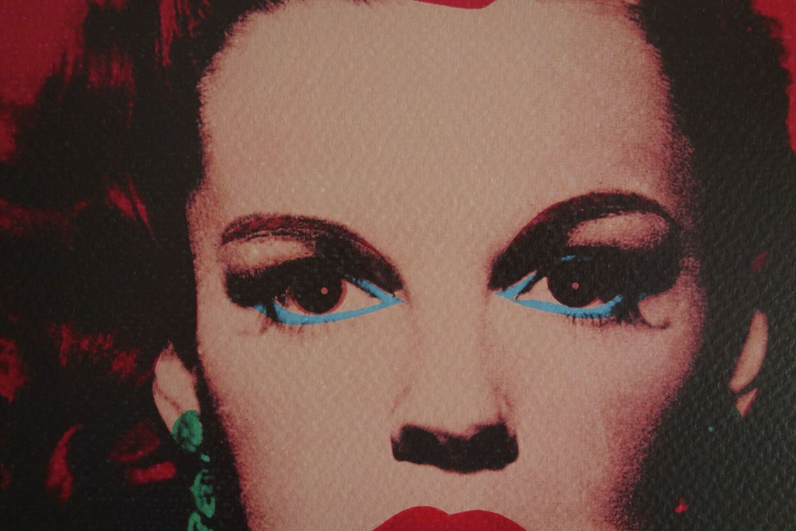 Fine Pop Art Limited Edition Print – Celebrity Portrait Series, Andy Warhol, Stamp Signed photo furniture
