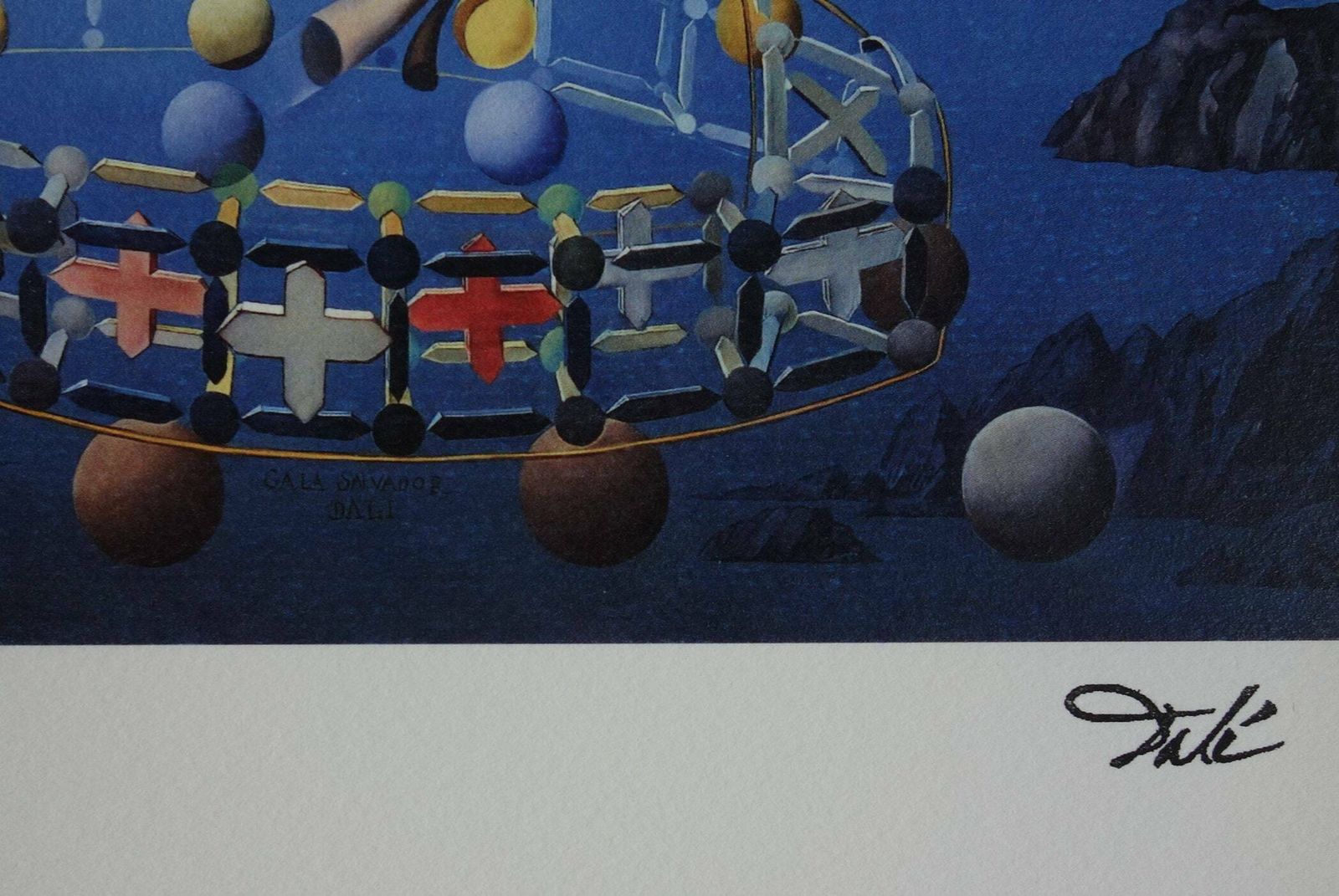 Fine Surrealist Limited Edition Print, Salvador Dali, Signed & Numbered In Pencil photo for sale