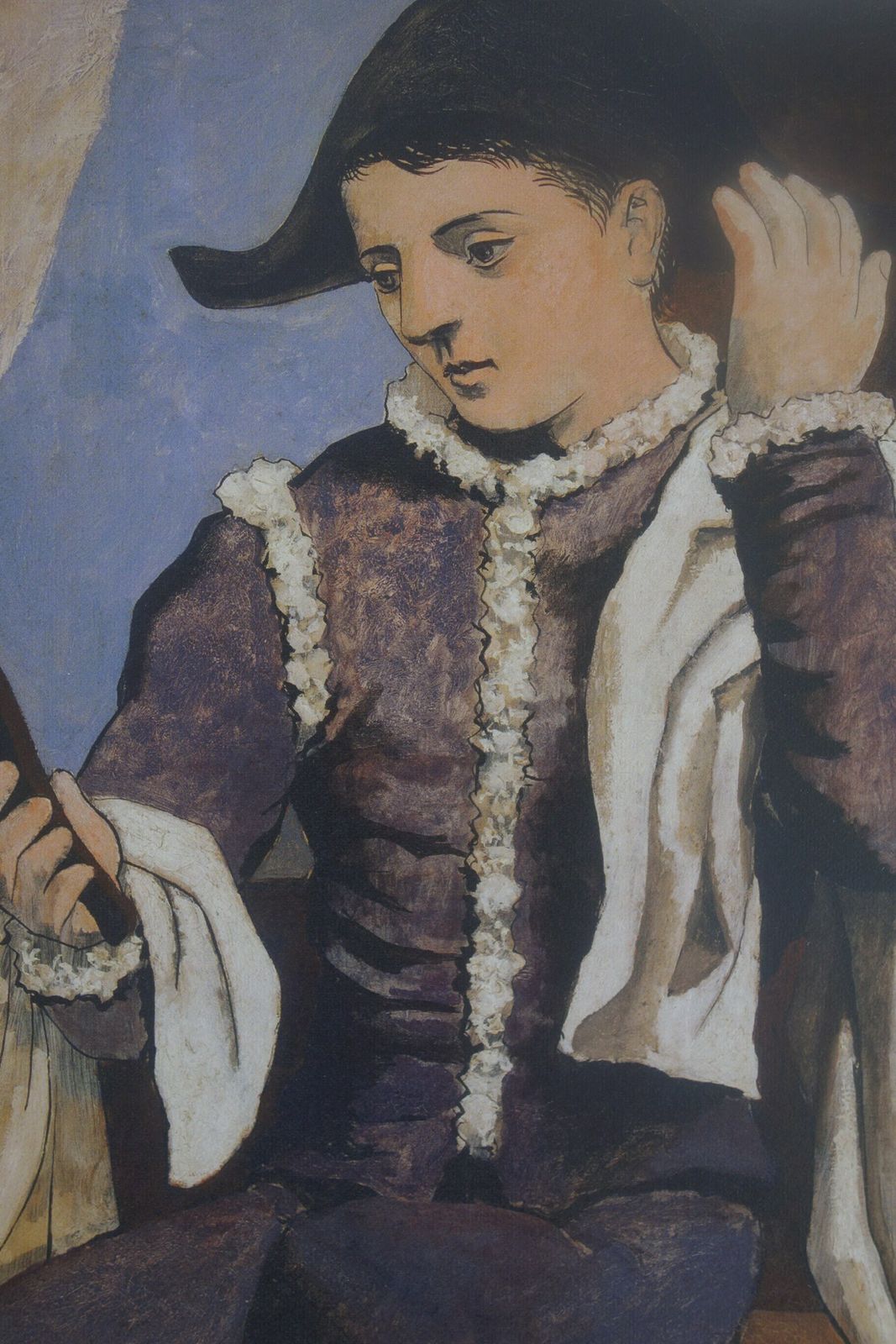 Fine Cubist Limited Edition Print   Blue Period Portrait Of A Harlequin, Pablo Picasso, Signed & Numbered photo for sale