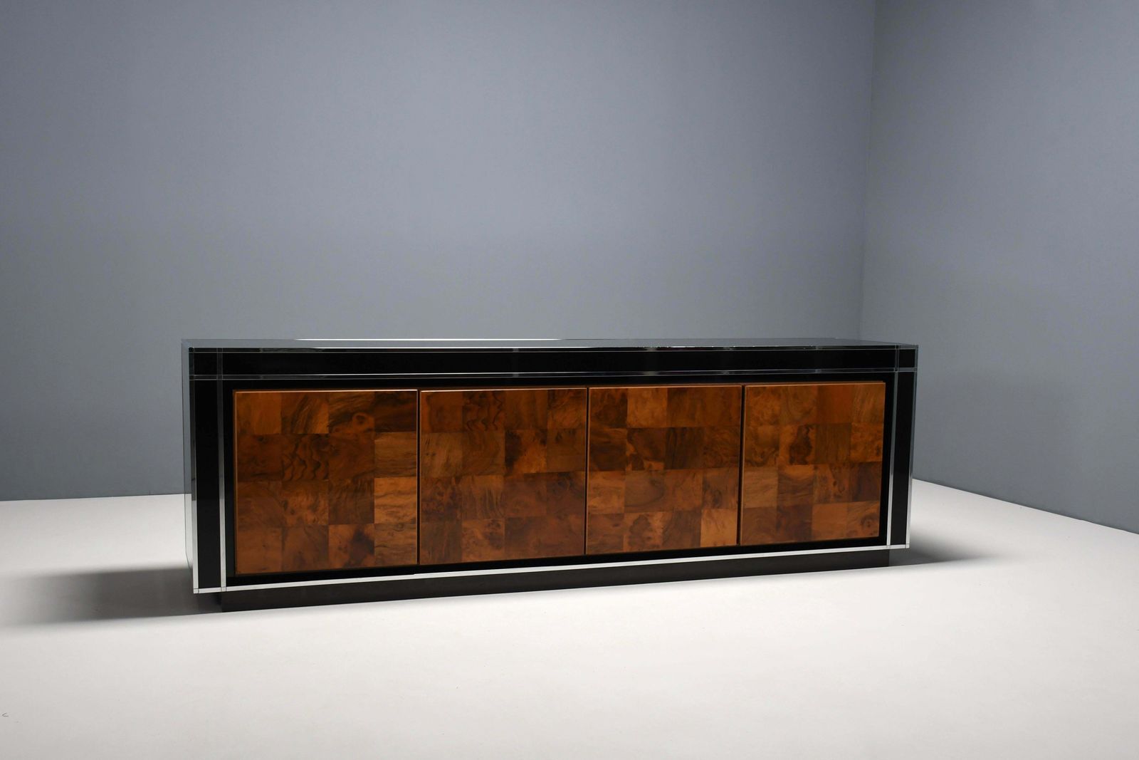 Impressive Italian Sideboard By Willy Rizzo For Mario Sabot, 1970s photo 8276.0