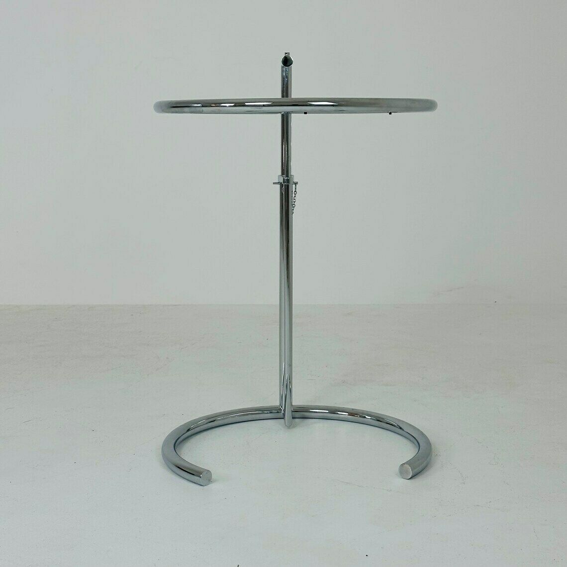 photo for sale Mid Century Vintage Style Of The Adjustable Table E 1027 By Eileen Gray Italy 1990s