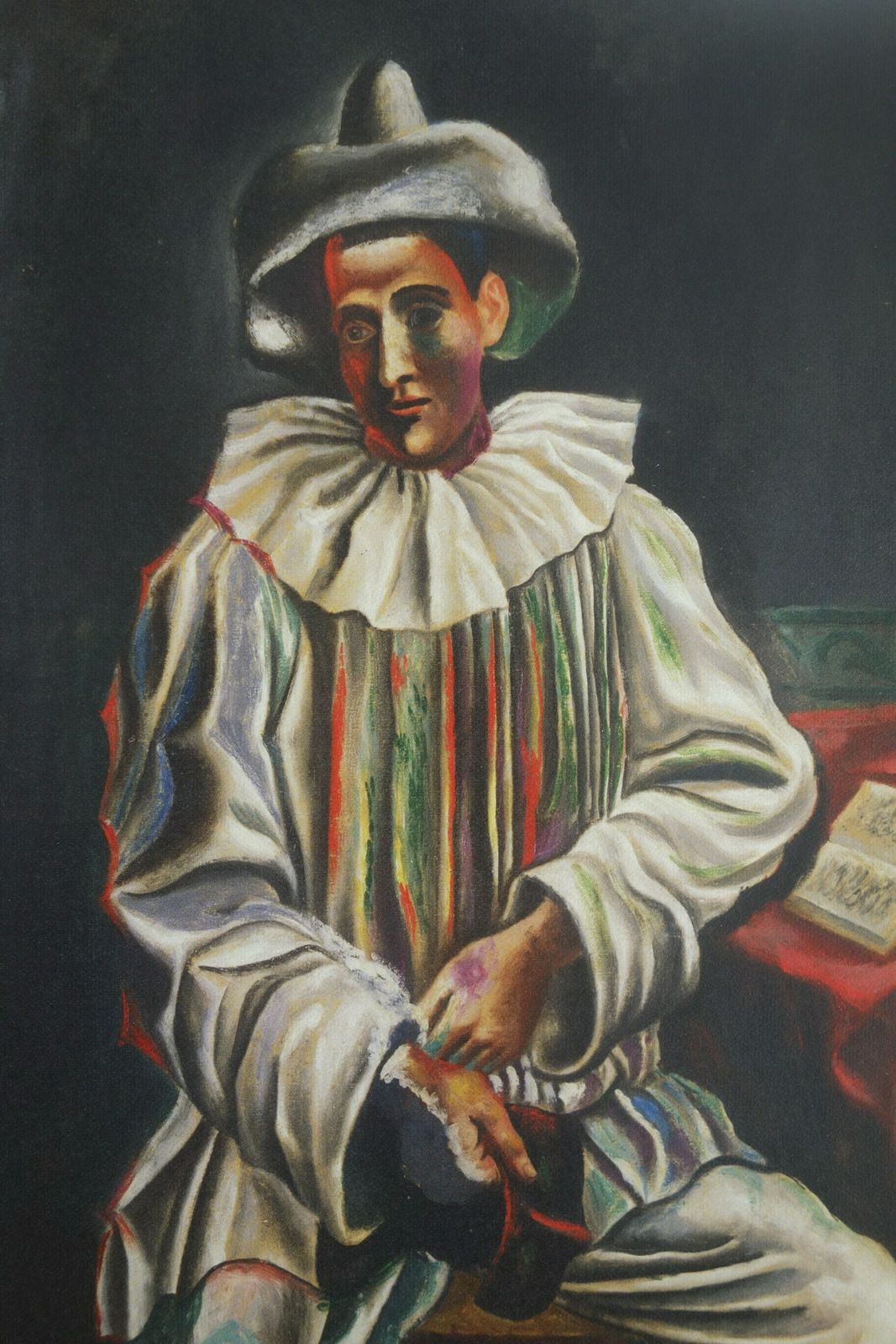 Fine Cubist Limited Edition Print   Blue Period Portrait Of A Harlequin, Pablo Picasso, Signed & Numbered photo furniture
