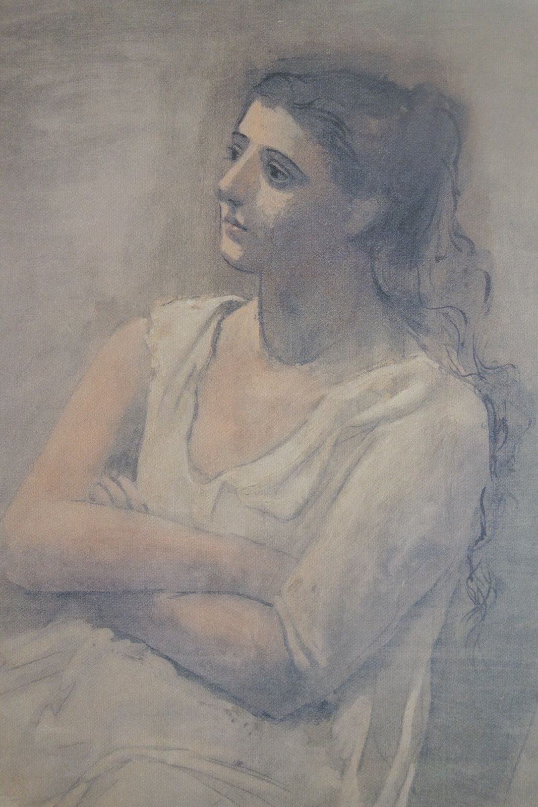 Fine Cubist Limited Edition Print   Rose Period Portrait Of A Woman, Pablo Picasso, Signed & Numbered photo furniture