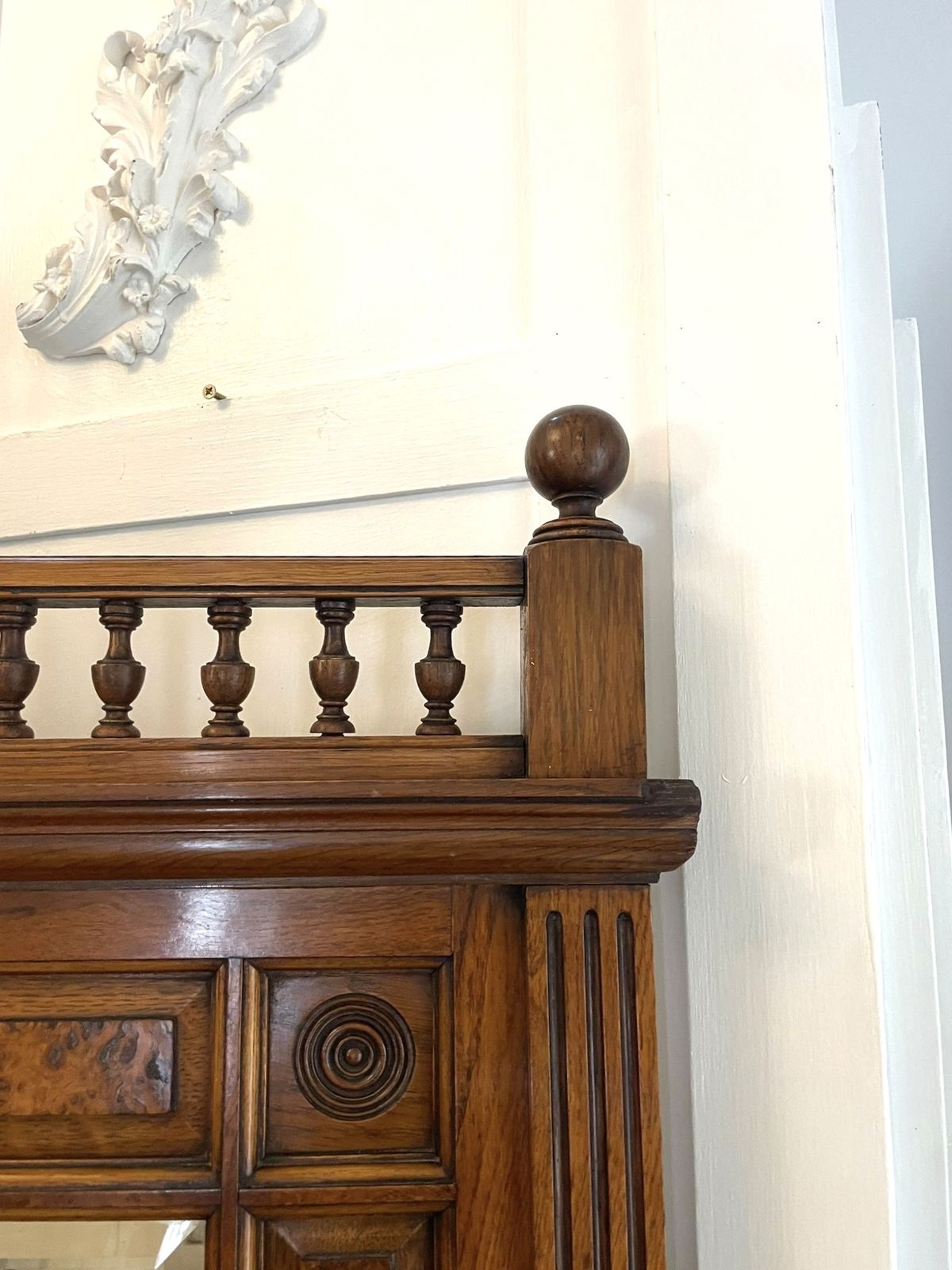 Outstanding Quality Antique 19th Century Pollard Oak Sideboard By James Schoolbred photo vinterior