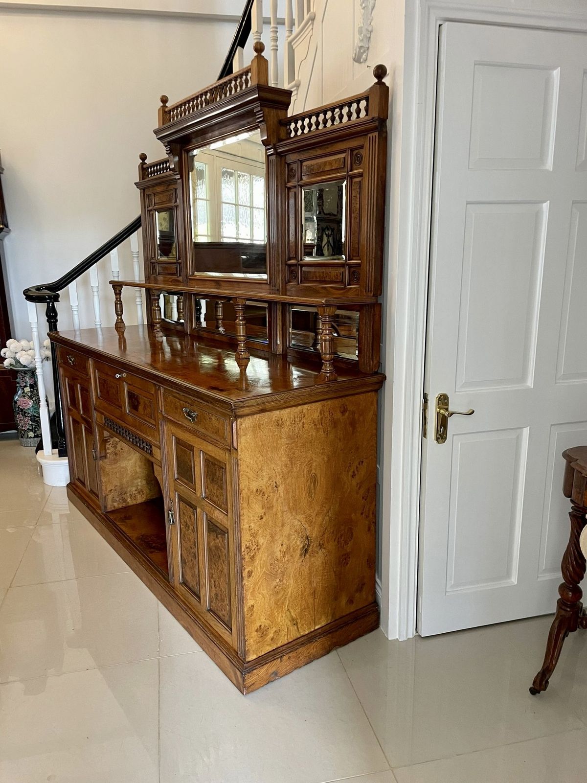 photo furniture Outstanding Quality Antique 19th Century Pollard Oak Sideboard By James Schoolbred