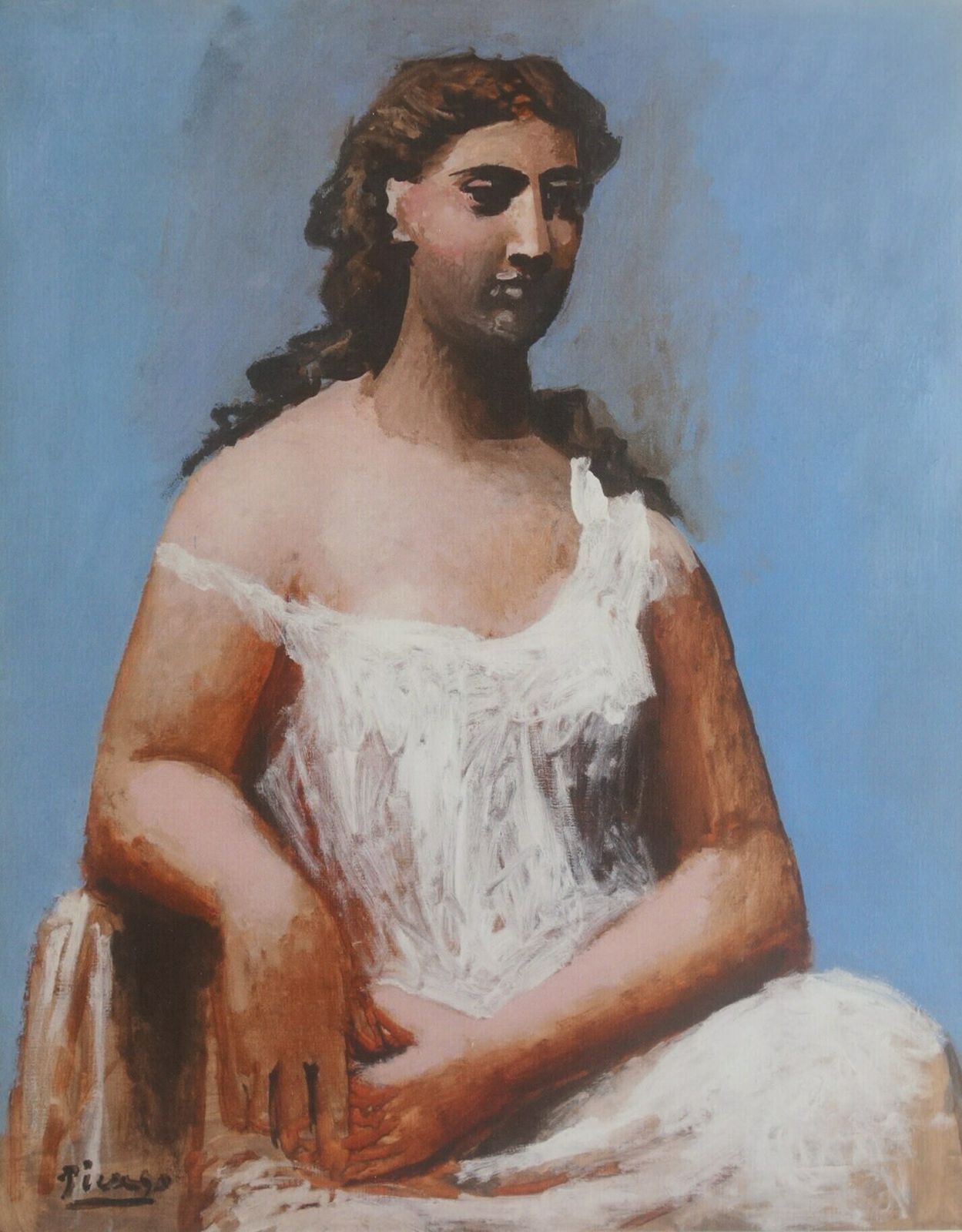 Fine Cubist Limited Edition Print   Blue Period Portrait Of A Woman, Pablo Picasso, Signed & Numbered photo furniture