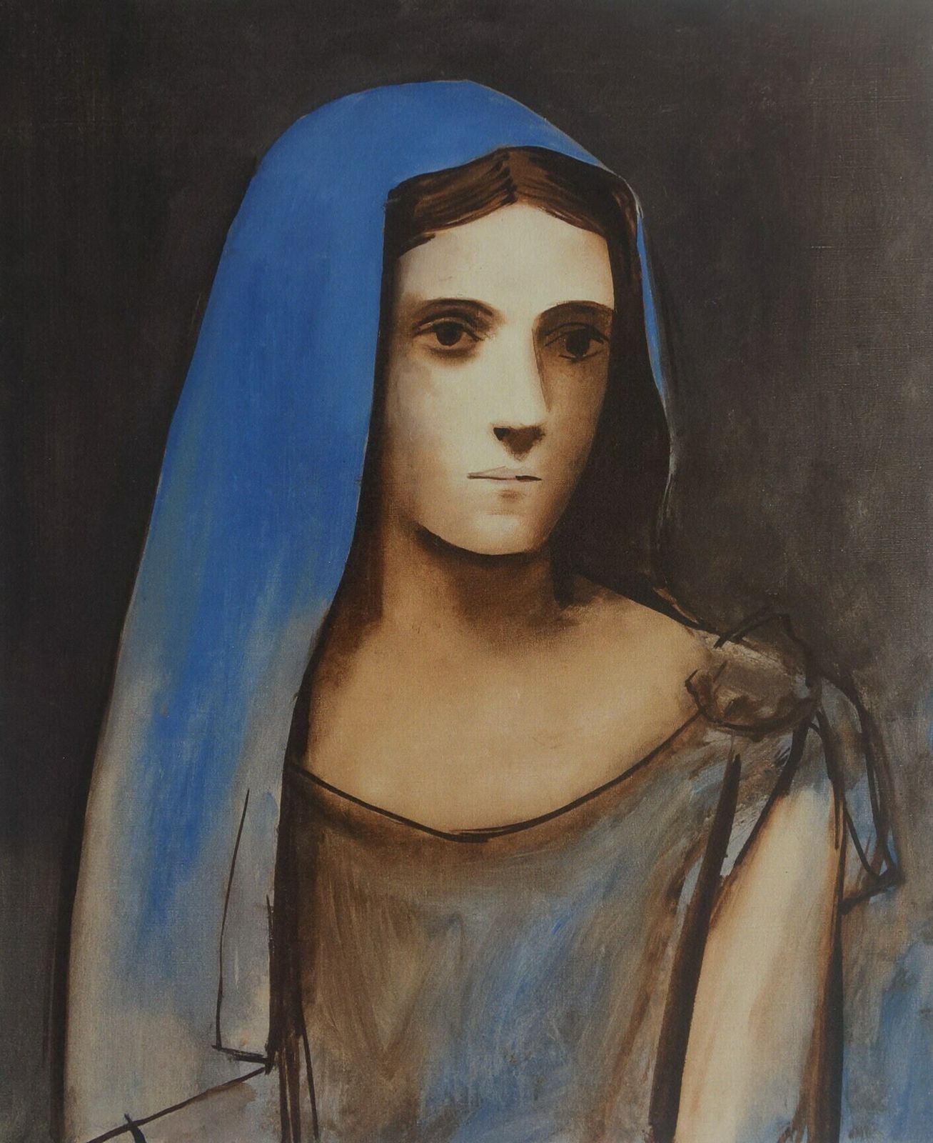 Fine Cubist Limited Edition Print   Blue Period Portrait Of A Woman, Pablo Picasso, Signed & Numbered photo furniture