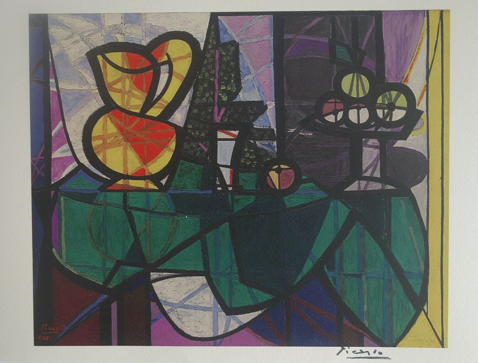Fine Cubist Limited Edition Print – Still Life, Pablo Picasso, Signed & Numbered