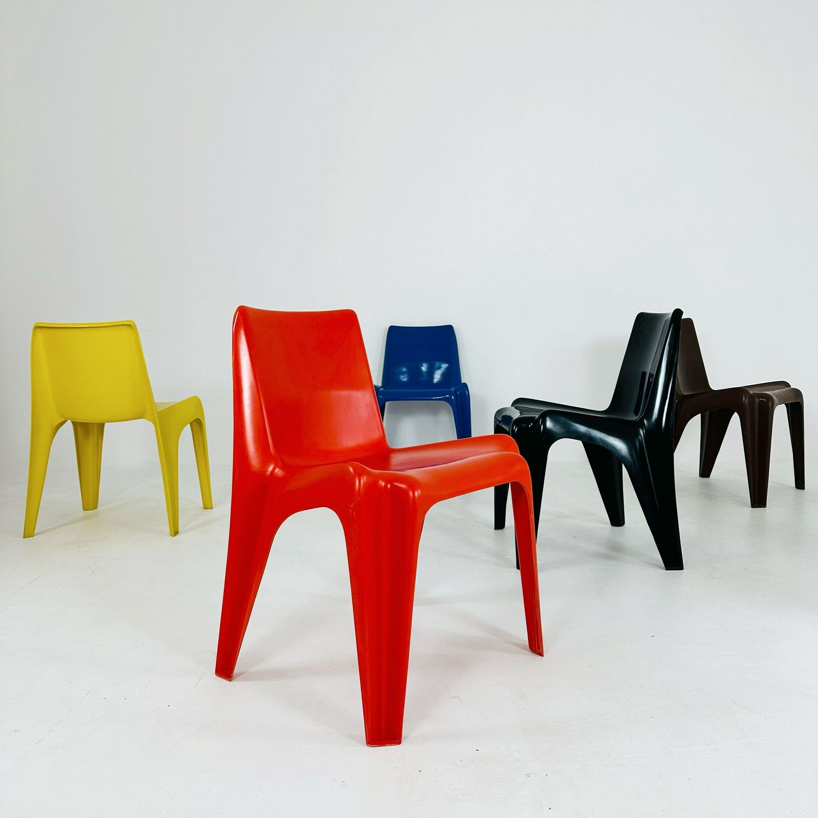Space Age Bofinger Ba1171 Chairs By Helmut Bätzner, 1970s photo for sale