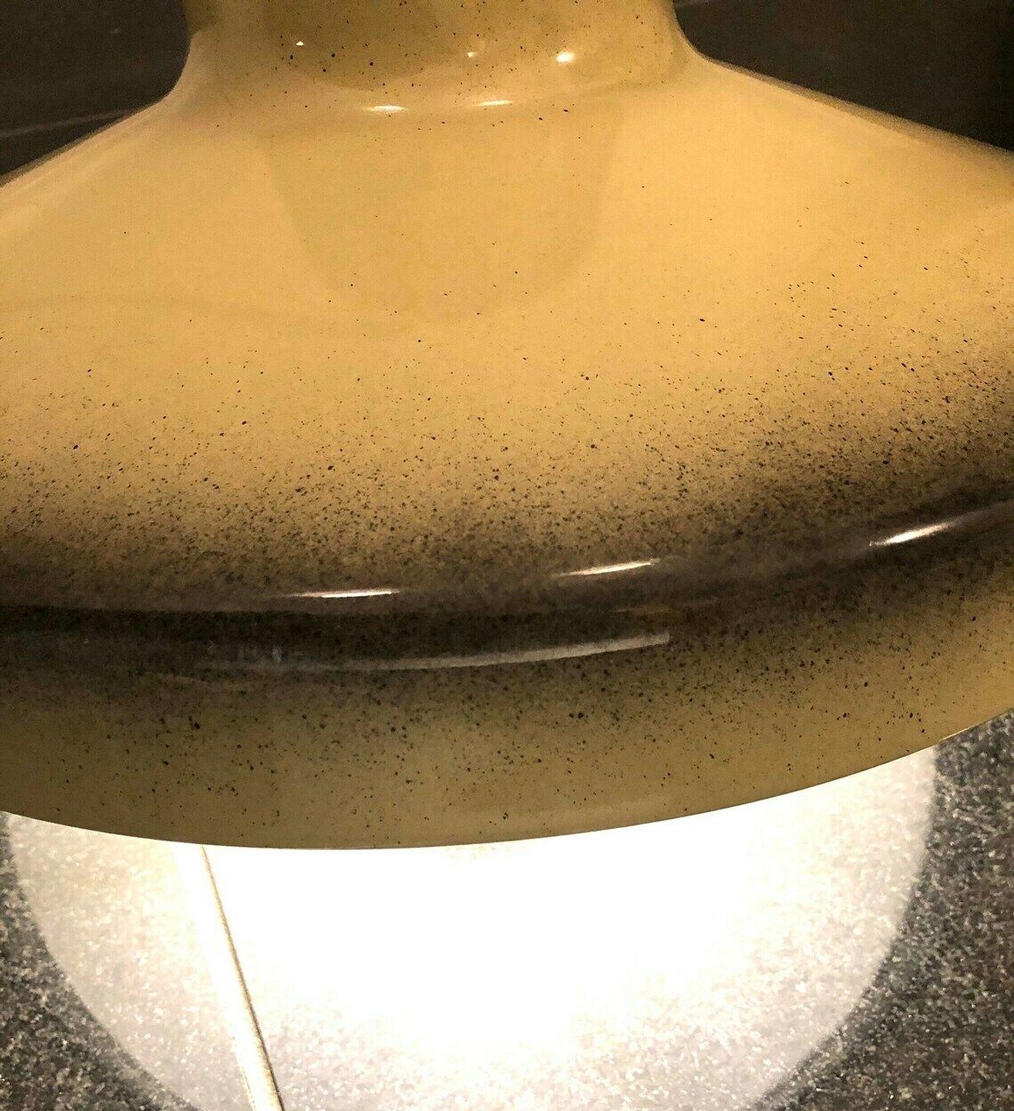 Postmodern Large Danish Graffiti Style Ceiling Lamp In Black And Beige Painted Metal With Cool Hanger And Chain Suspension photo buy