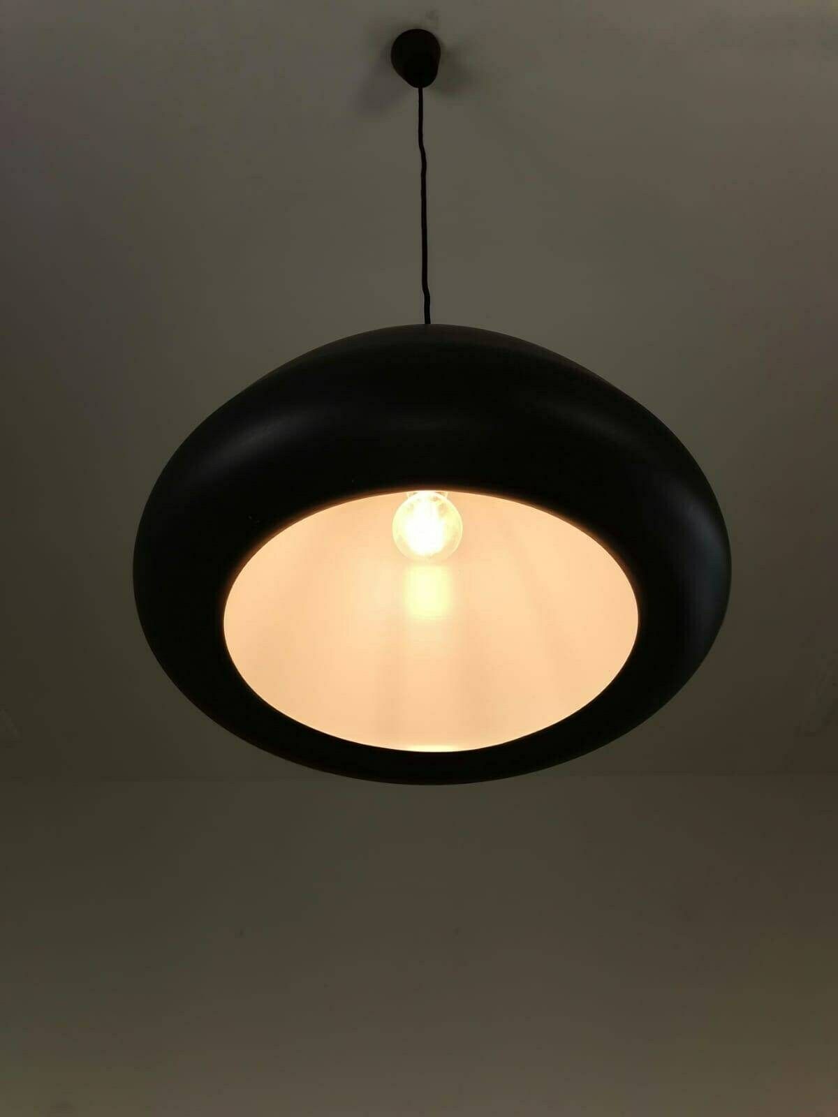 Mid Century Black Metal Pendant Lamp Denmark photo 283.0