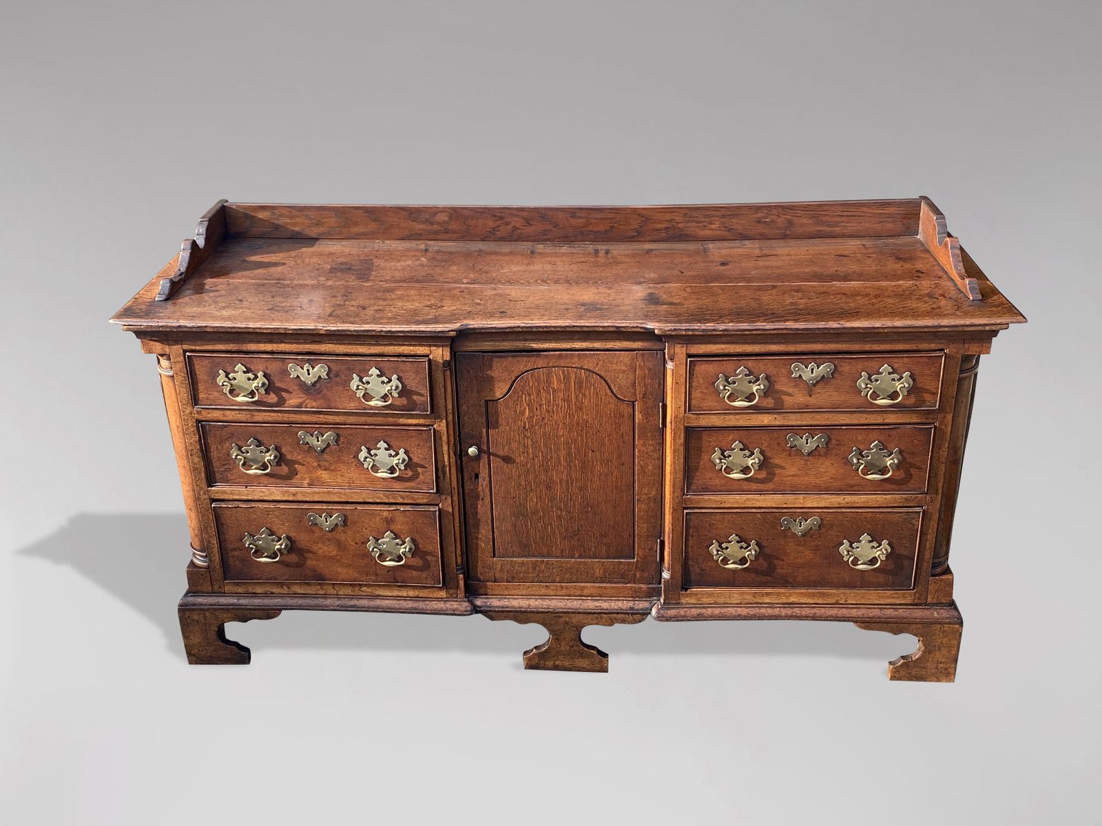 18th Century Lancashire Oak Dresser Base photo furniture
