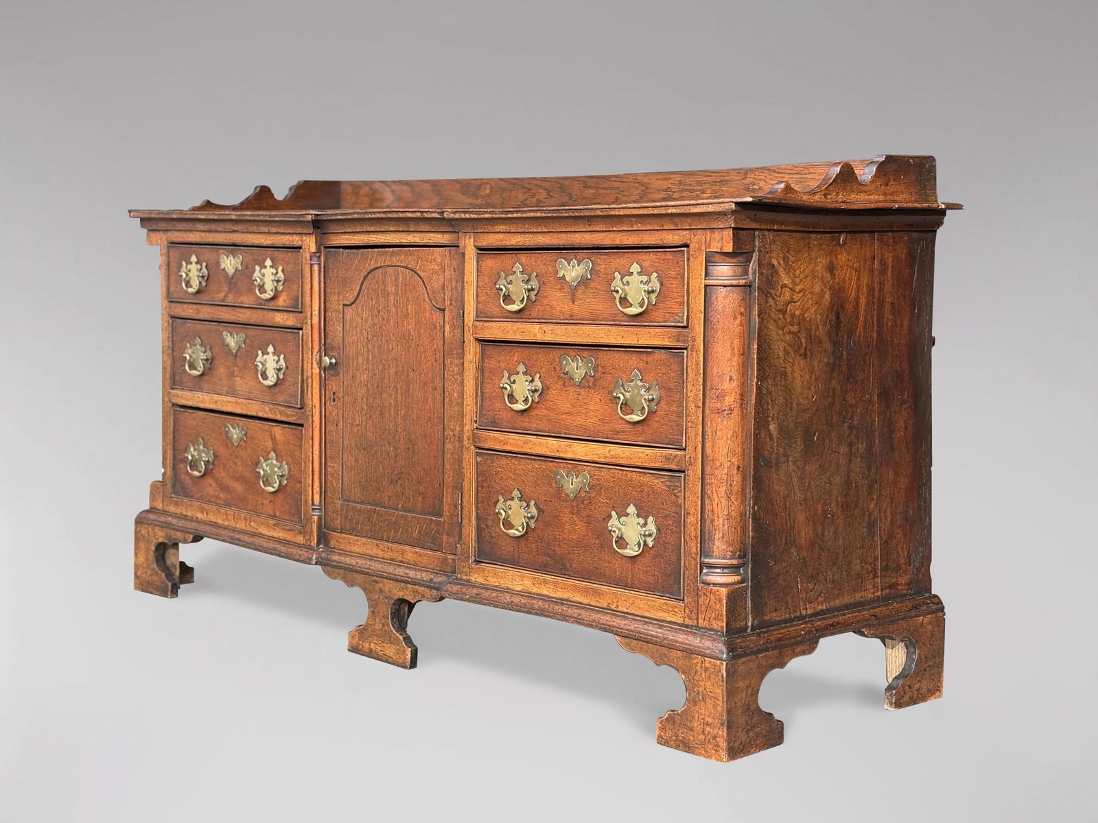 18th Century Lancashire Oak Dresser Base