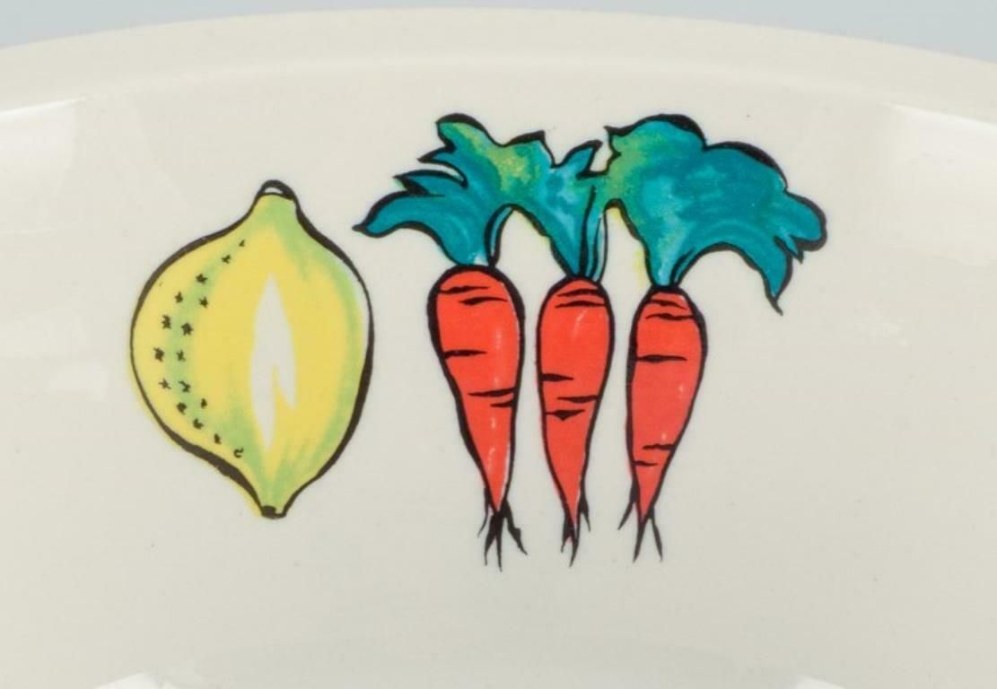 photo for sale Villeroy & Boch, Luxembourg. "Primabella" Large Bowl, Sauce Boat, And Platter