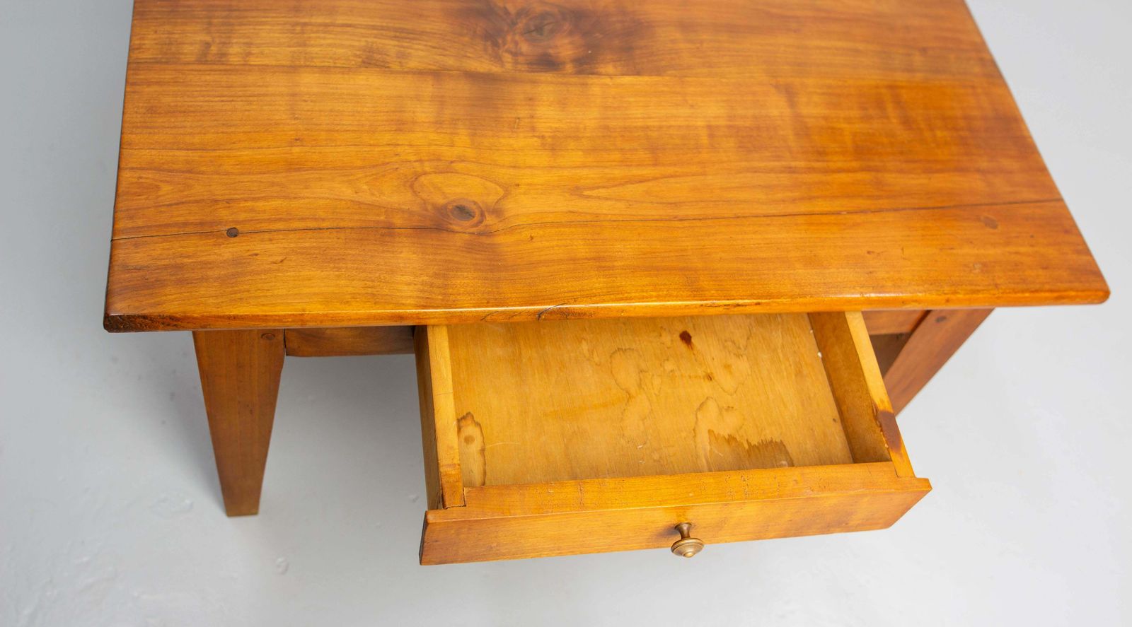 photo furniture French Country Style Coffee Table With Two Drawers, Circa 1960