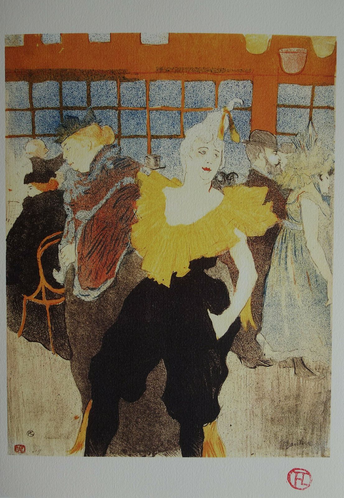 Fine Art Deco Post Impressionist Limited Edition Print, Henri De Toulouse Lautrec, Signed & Numbered