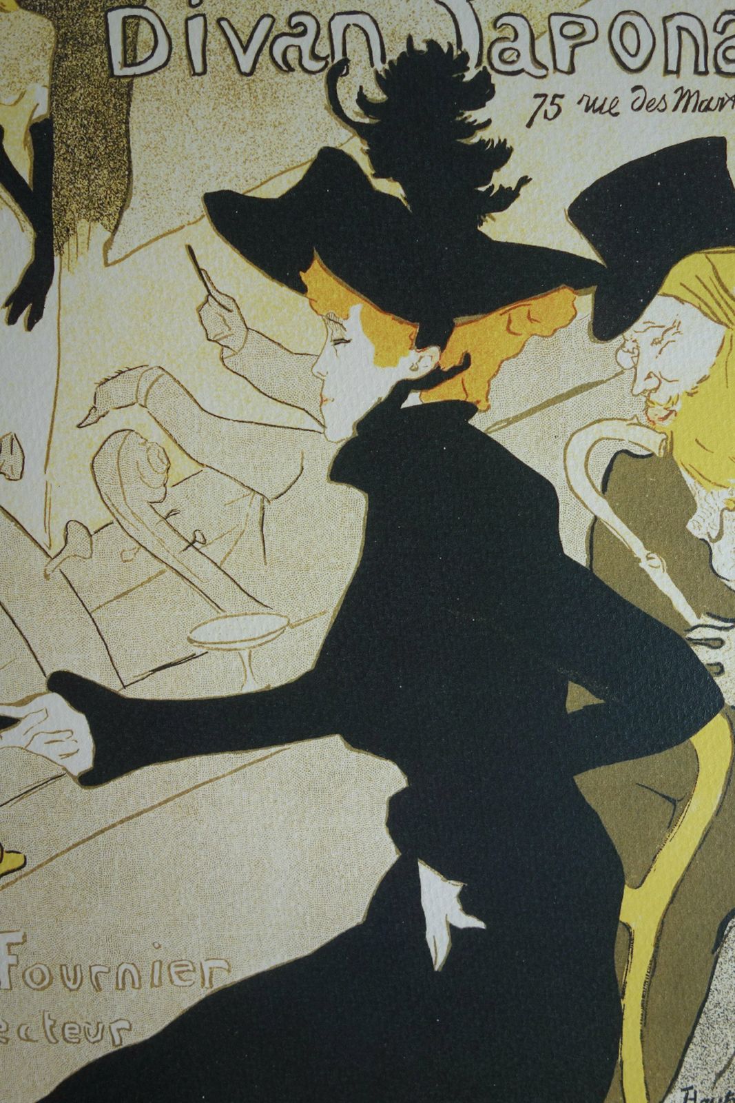 Fine Art Deco Post Impressionist Limited Edition Print, Henri De Toulouse Lautrec, Signed & Numbered photo furniture