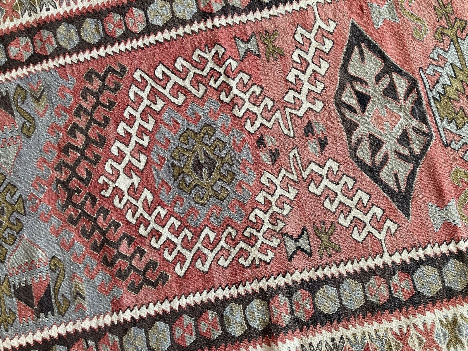 Textiles Vintage Anatolian Kilim 1.70m X 1.10m photo