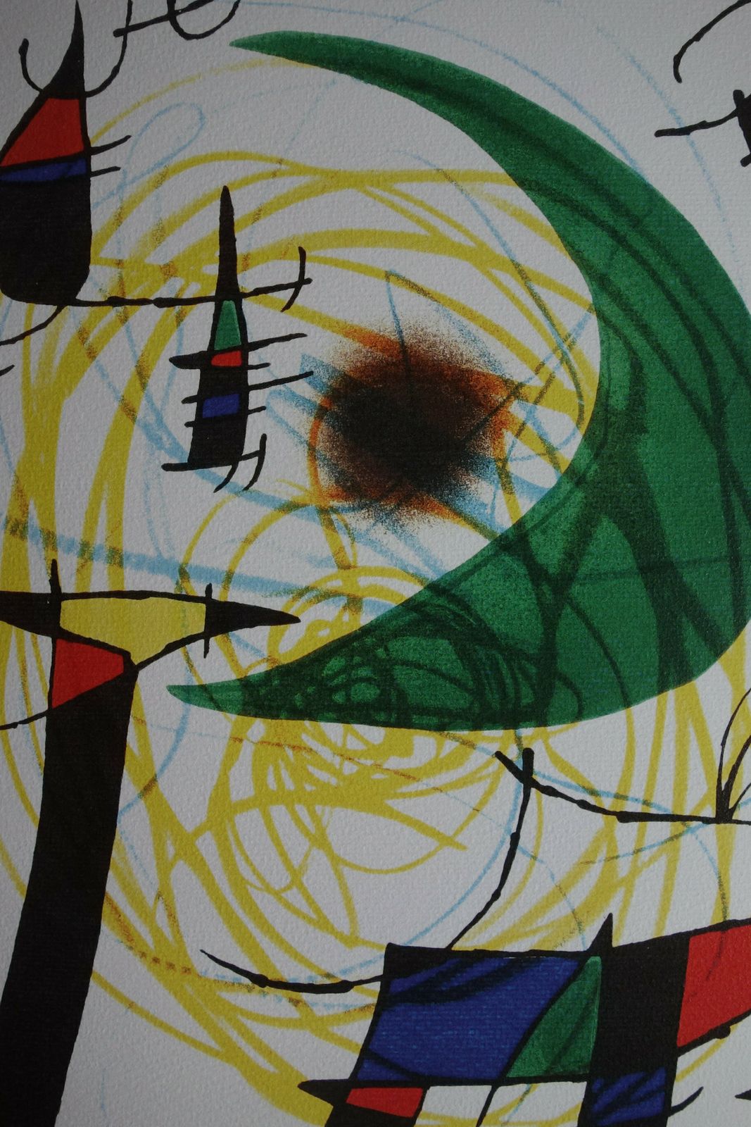 Fine Surrealist Limited Edition Print, Joan Miro, Signed & Numbered photo furniture
