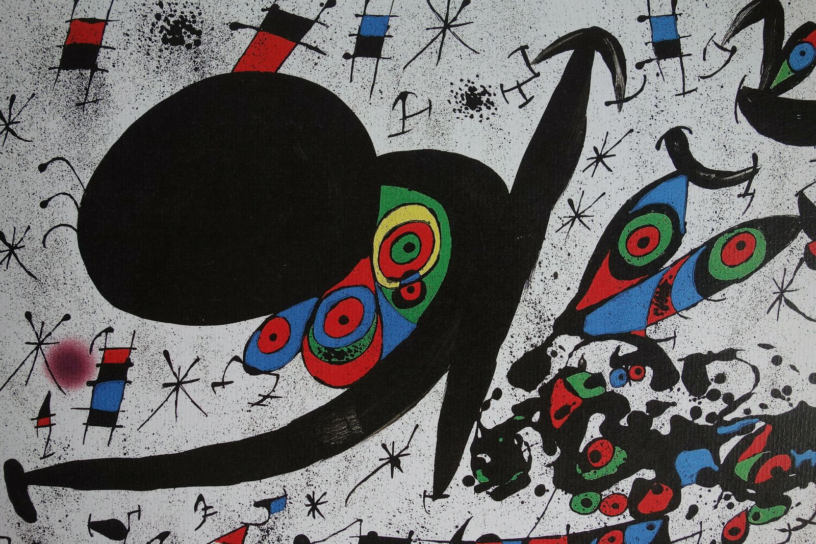 Fine Surrealist Limited Edition Print, Joan Miro, Signed & Numbered photo furniture