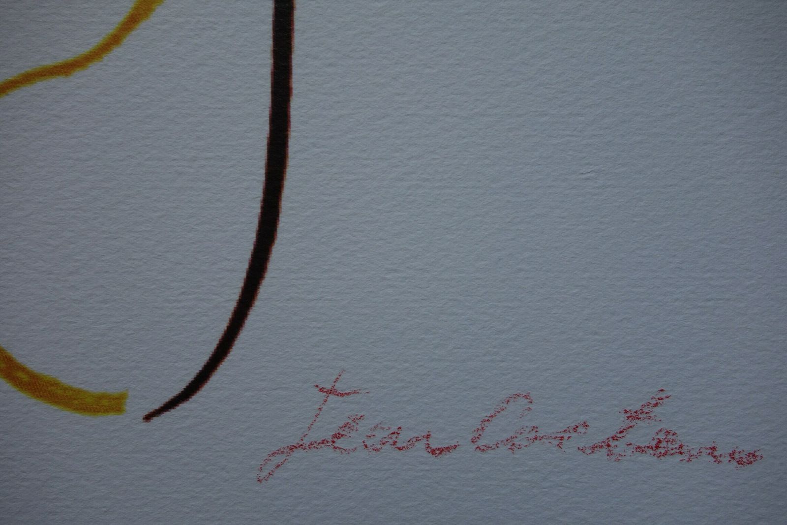 Rare Beautiful Limited Illustration Print   Portrait, Jean Cocteau, Signed, Numbered & Stamped photo Art