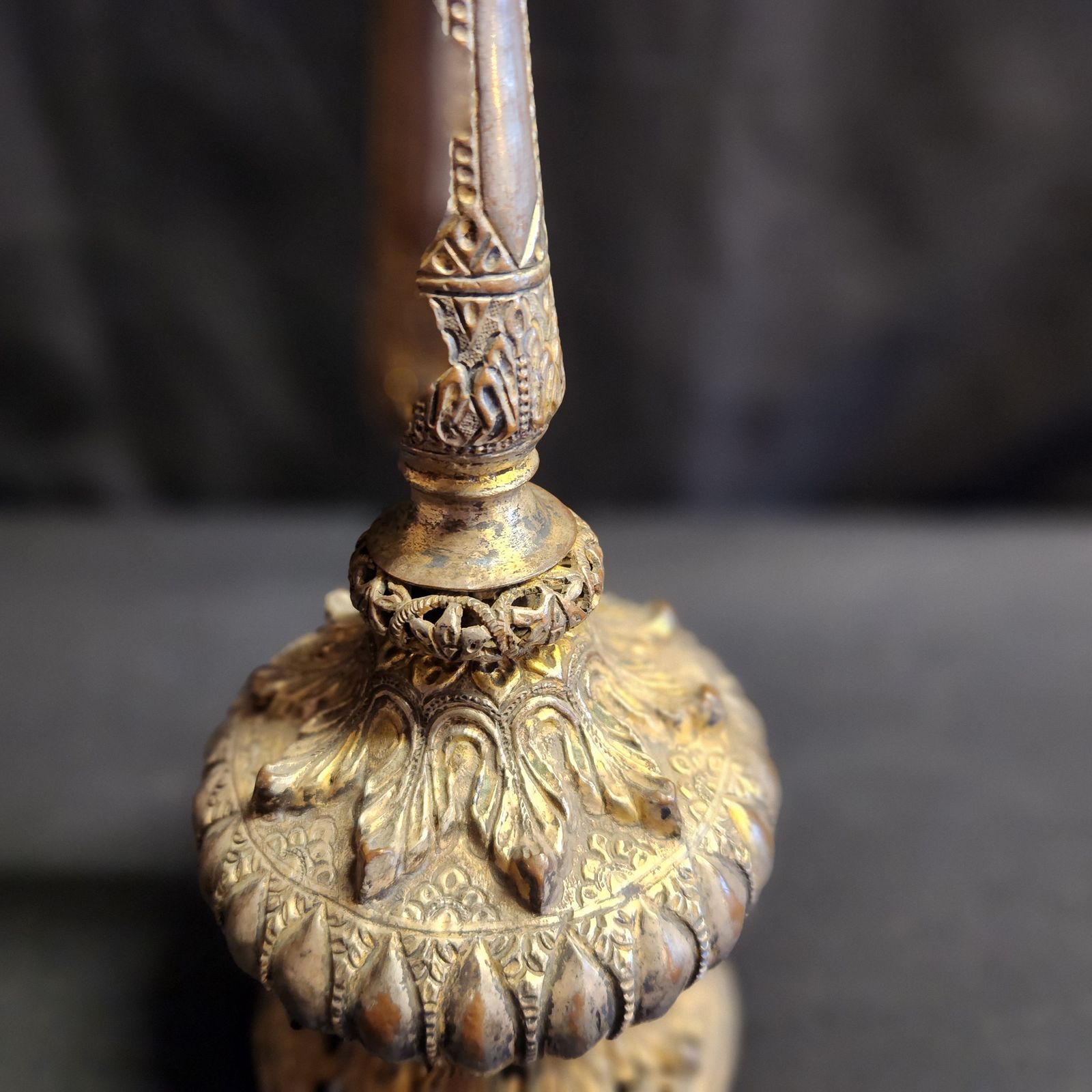 Italian, Tuscan Antique Ecclesiastical White Metal & Gilt Censer, Circa 1770/80 photo Home Decor