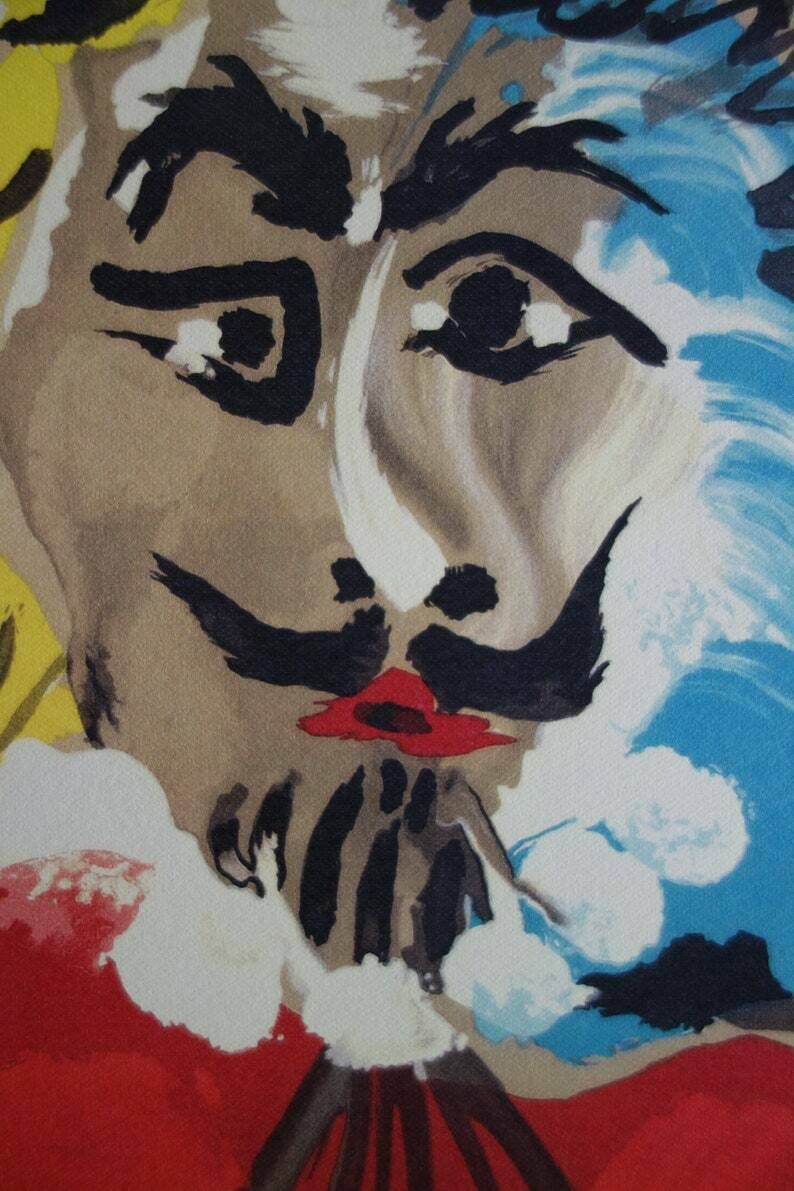 Fine Cubist Limited Edition Print   Musketeer, Pablo Picasso, Hand Signed & Stamped photo for sale