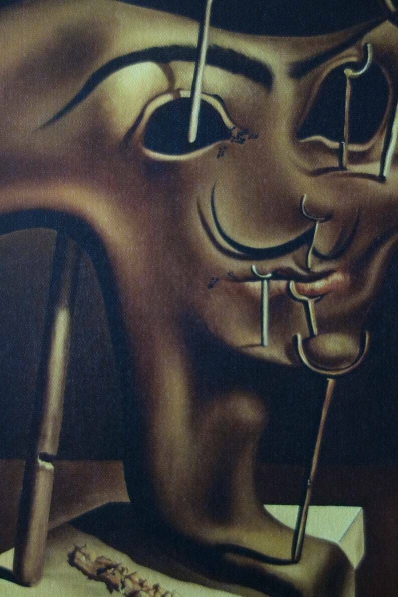 Fine Surrealist Limited Edition Print – Selfportrait, Salvador Dali, Signed & Numbered photo furniture