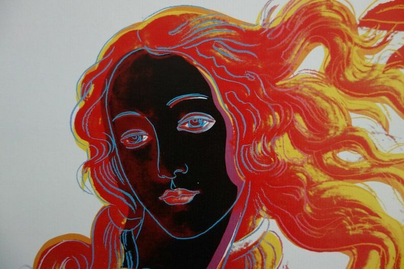 Fine Pop Art Limited Edition Print, Old Master Renaissance, Andy Warhol, Signed & Numbered photo furniture