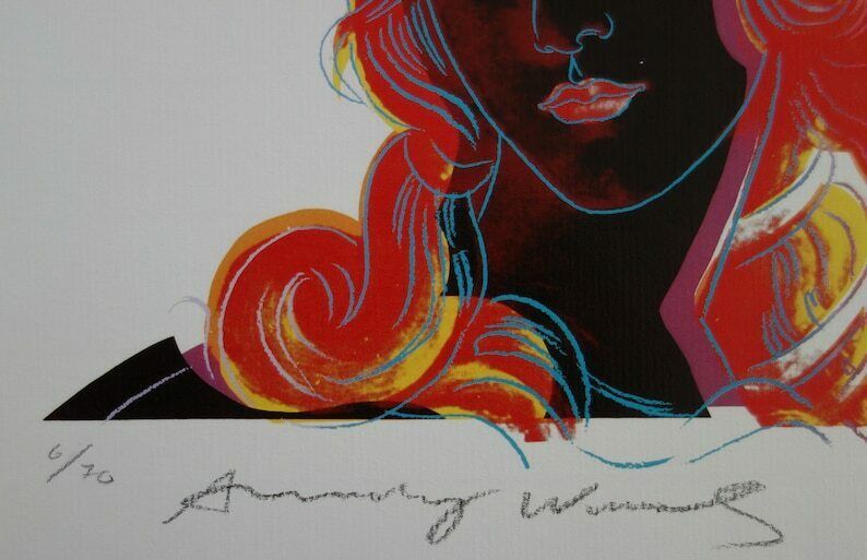 Fine Pop Art Limited Edition Print, Old Master Renaissance, Andy Warhol, Signed & Numbered photo Art