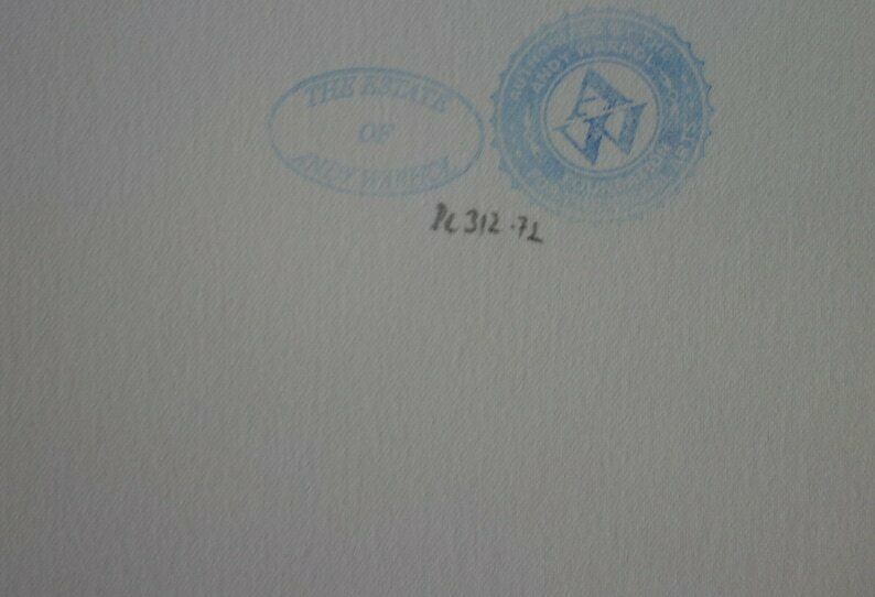 Fine Pop Art Illustration Print   Shoe, Andy Warhol, Signed & Stamped With Estate Stamp photo 186.0
