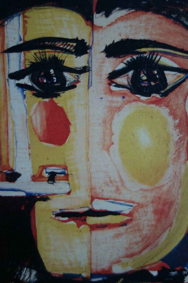 Fine Cubist Limited Edition Print   Buste De Femme, Pablo Picasso, Signed & Stamped photo for sale