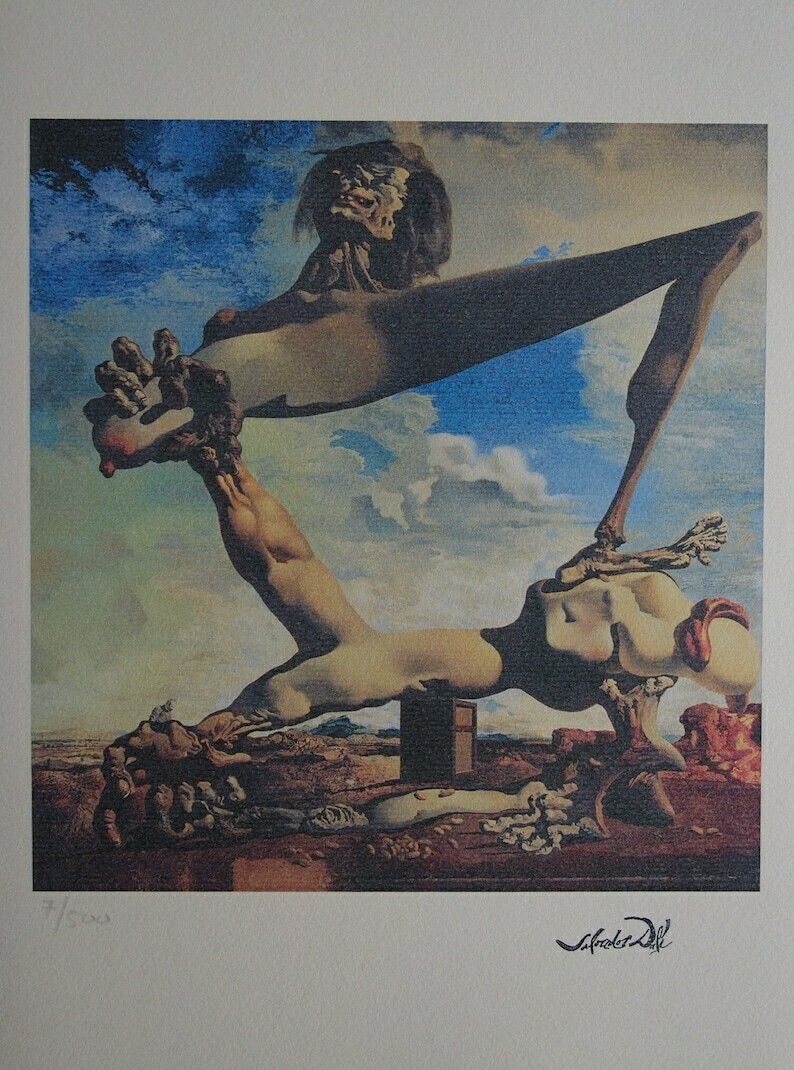 Fine Surrealist Limited Edition Print, Salvador Dali, Signed & Numbered In Pencil