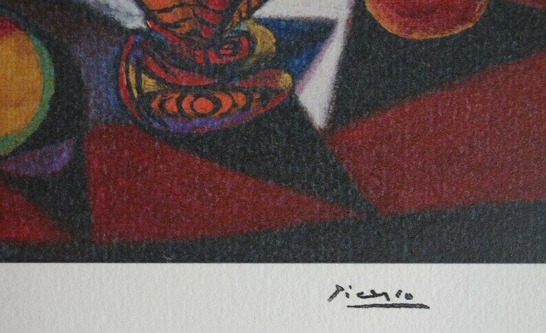 Fine Cubist Limited Edition Print – Still Life, Pablo Picasso, Signed & Numbered photo buy