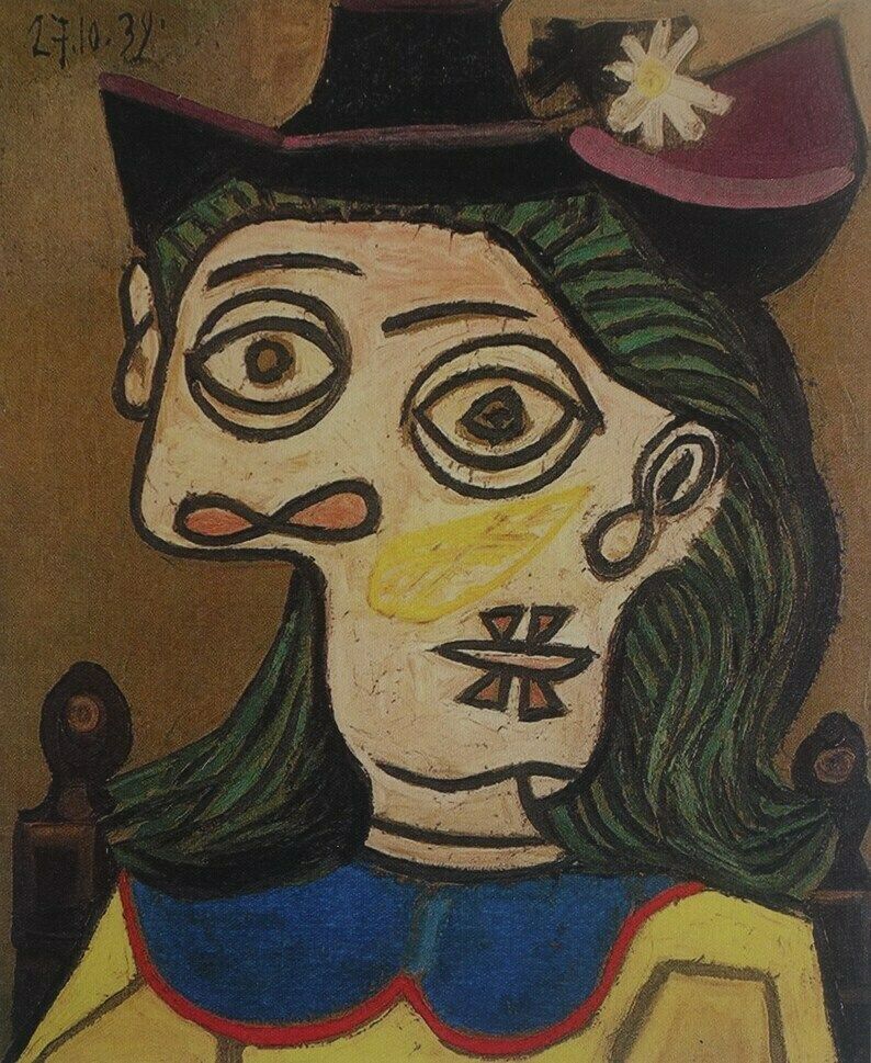 Fine Cubist Limited Edition Print   Portrait Of A Woman, Pablo Picasso, Signed & Numbered photo furniture