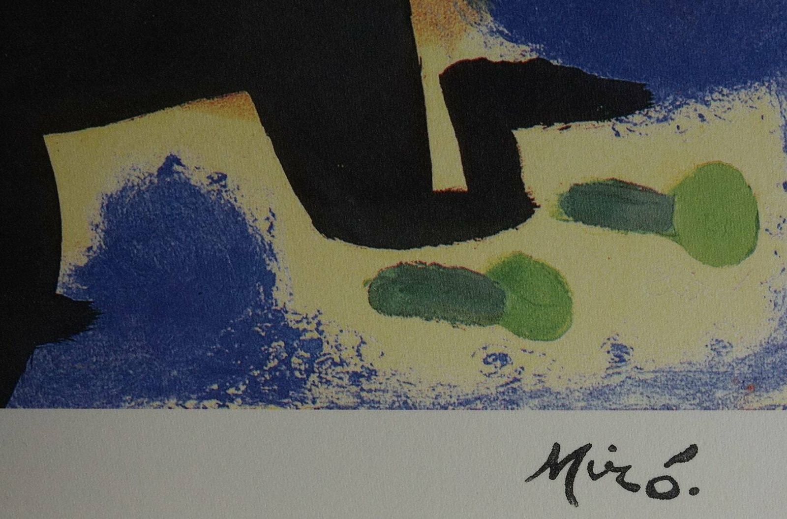 Fine Surrealist Limited Edition Print, Joan Miro, Signed & Numbered photo for sale