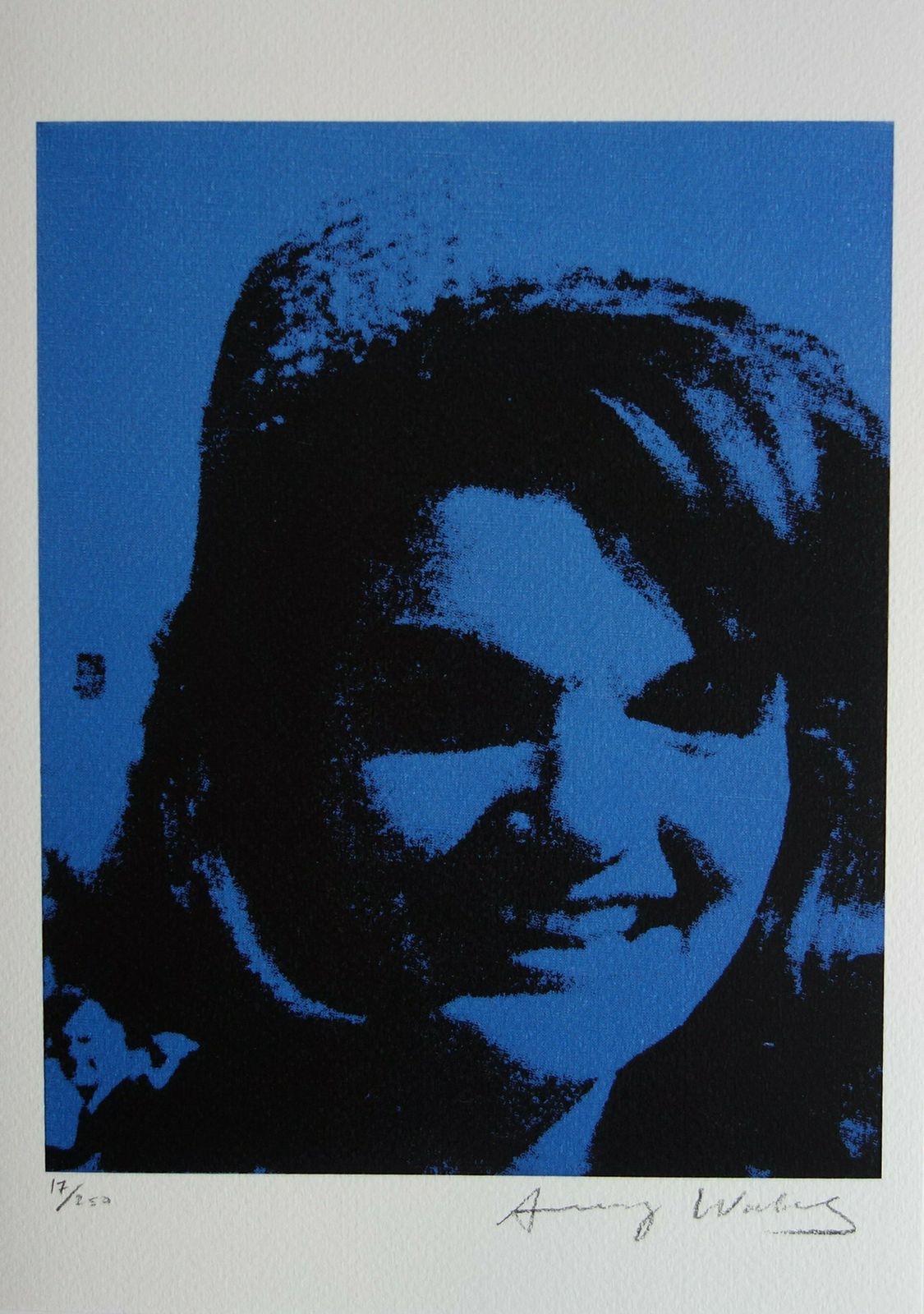 Fine Pop Art Limited Edition Print – Jackie Kennedy, Andy Warhol, Signed & Numbered photo furniture
