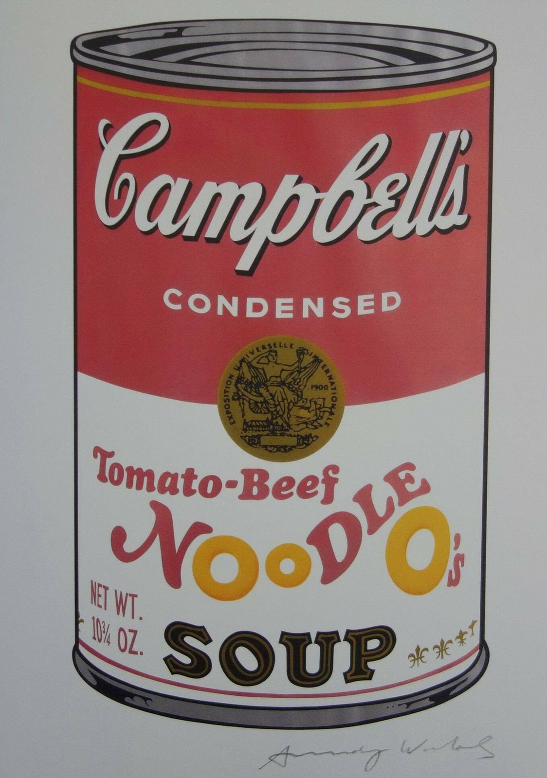 Fine Pop Art Limited Edition Print – Campbell’s Soup Can, Andy Warhol, Hand Signed & Numbered, With Estate Stamp