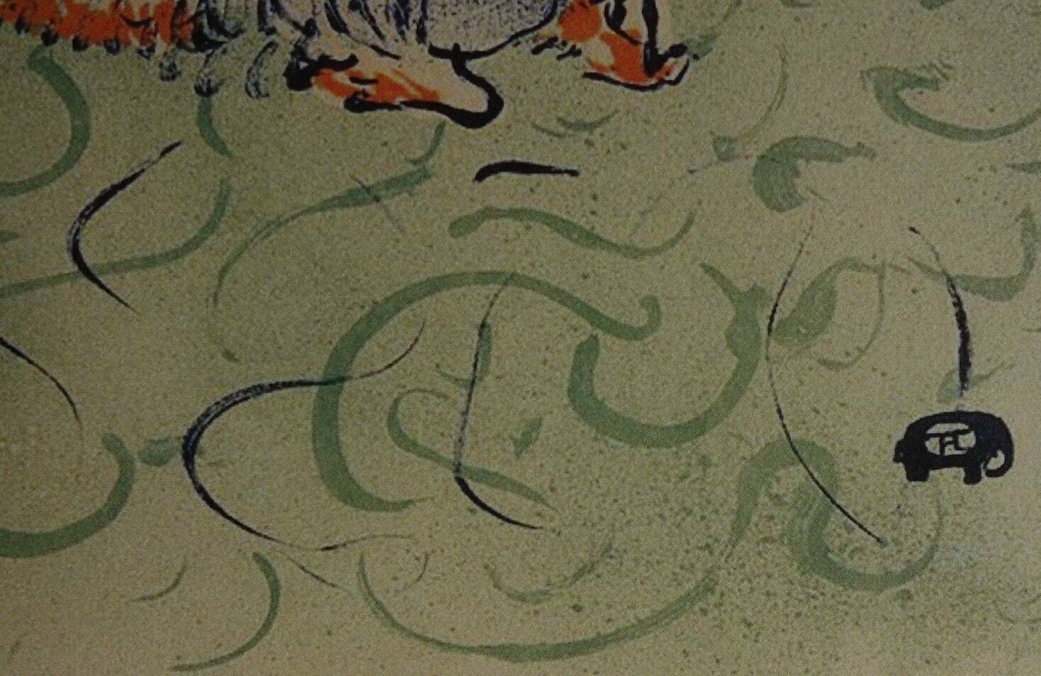 Fine Art Deco Post Impressionist Limited Edition Print, Henri De Toulouse Lautrec, Signed & Numbered photo Art