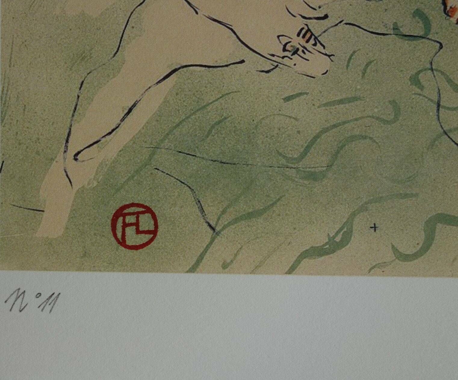Fine Art Deco Post Impressionist Limited Edition Print, Henri De Toulouse Lautrec, Signed & Numbered photo 183.0