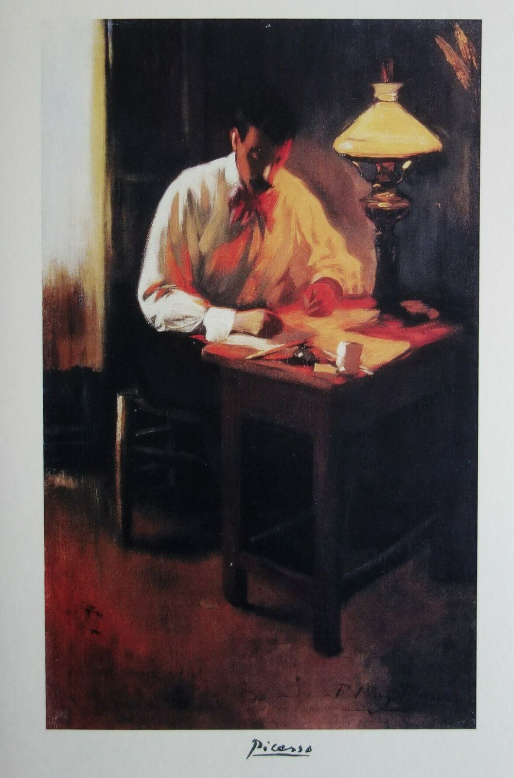 Fine Cubist Limited Edition Print   Classic Period Portrait   Homme, Pablo Picasso, Signed & Stamped