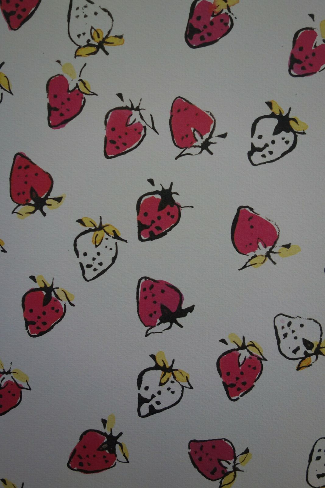 Fine Pop Art Limited Edition Print   Illustration   Strawberry, Andy Warhol, Signed & Numbered photo furniture