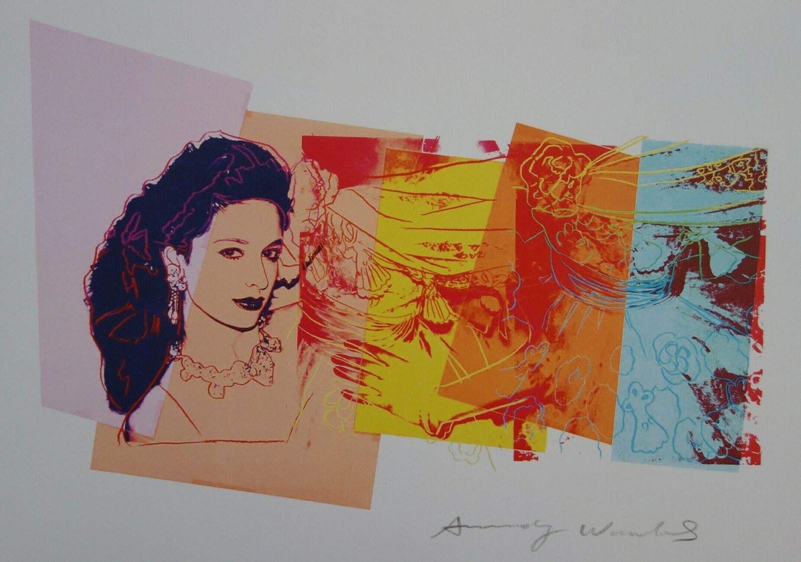 Fine Pop Art Limited Edition Print – Celebrity Portrait Series, Andy Warhol, Signed & Stamped photo vinterior
