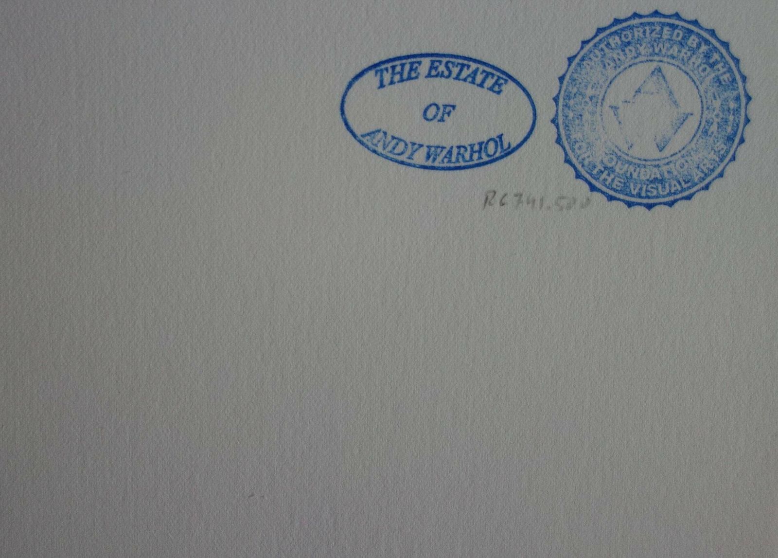Fine Pop Art Limited Edition Illustration Print   Shoe, Andy Warhol, Signed & Stamped With Estate Stamp photo vinterior