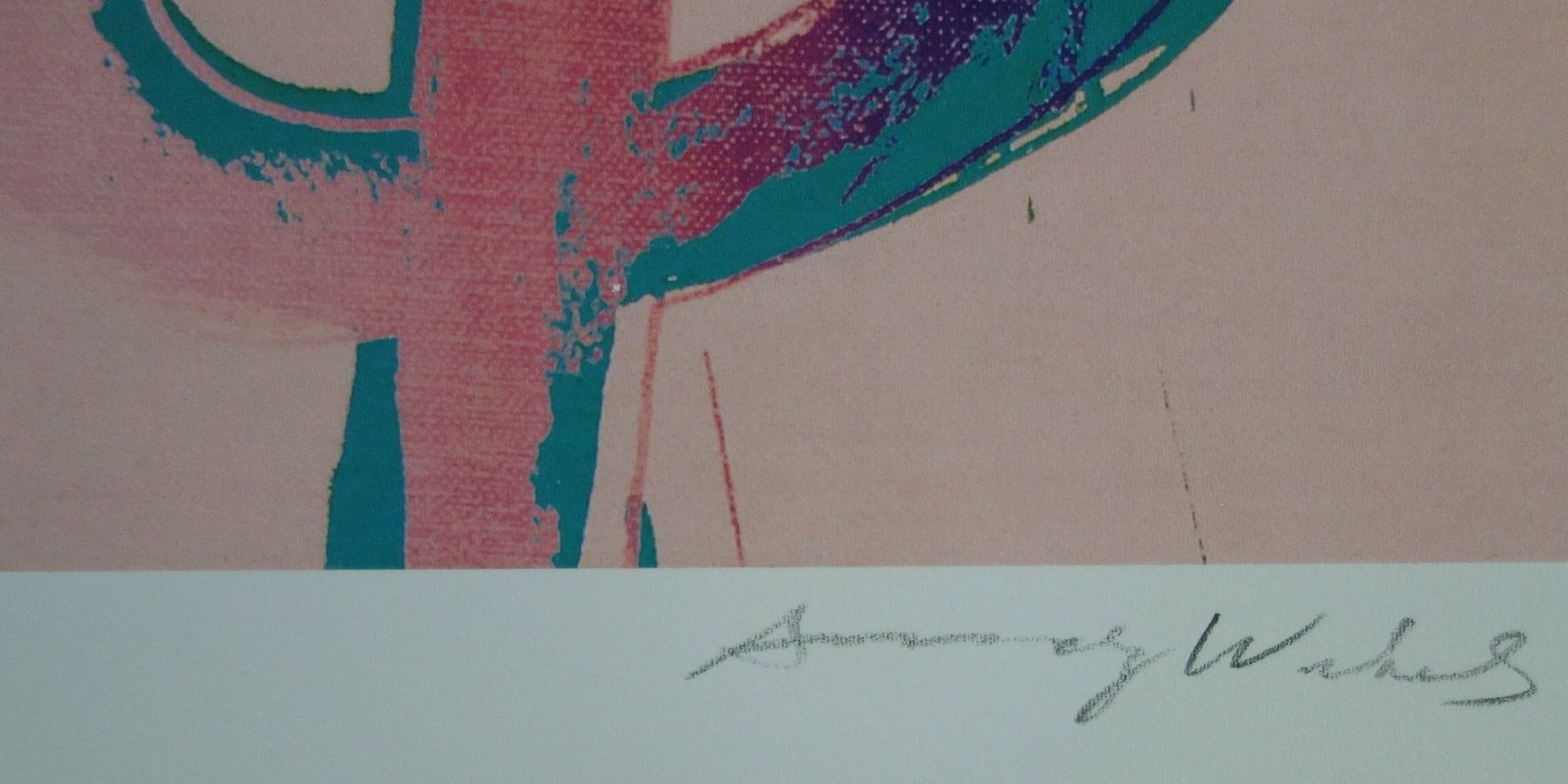 Fine Pop Art Edition Trial Proof Print – Dollar Sign, Andy Warhol, Signed & Stamped With Estate Stamp photo Art