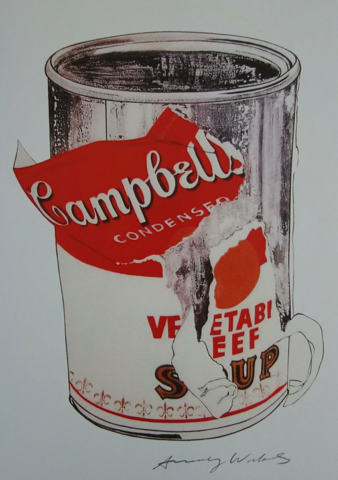 Fine Pop Art Limited Edition Trial Proof Print – Campbell’s Soup Can, Andy Warhol, Hand Signed