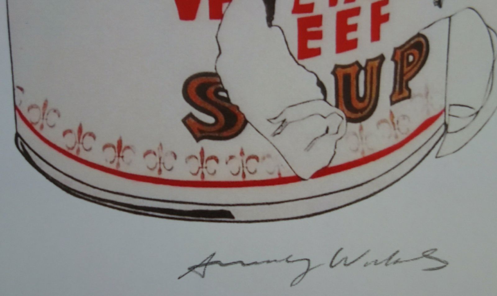 Fine Pop Art Limited Edition Trial Proof Print – Campbell’s Soup Can, Andy Warhol, Hand Signed photo for sale