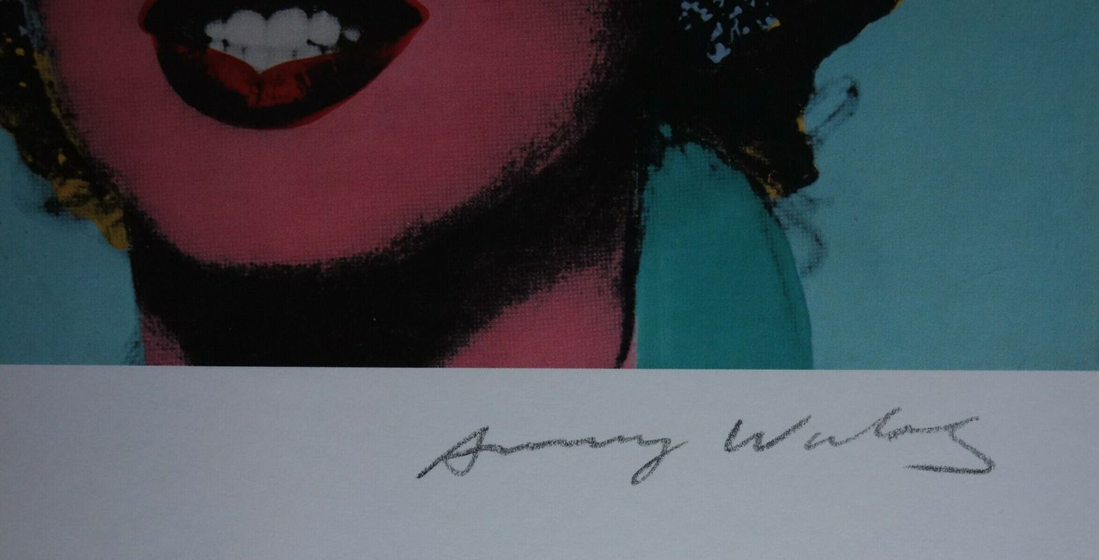Fine Pop Art Limited Edition Print – Marylin Monroe, Andy Warhol, Signed & Numbered photo Art