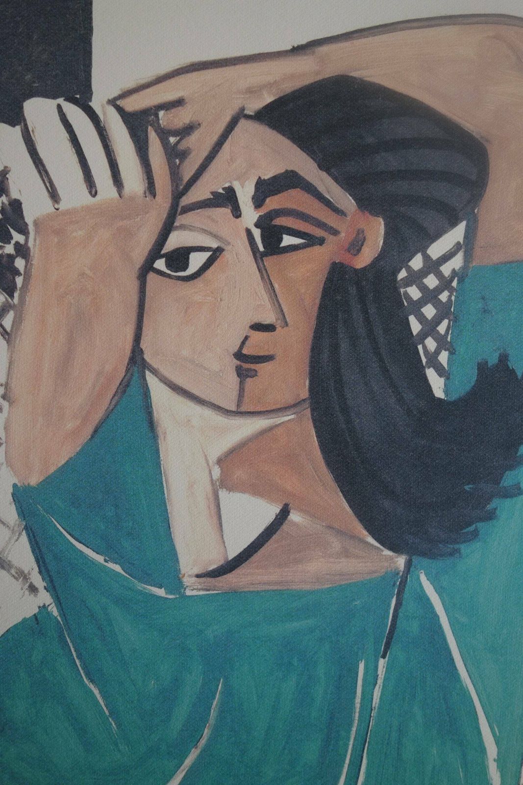 Fine Cubist Limited Edition Print   Portrait Of A Woman, Pablo Picasso, Hand Signed & Numbered photo Art